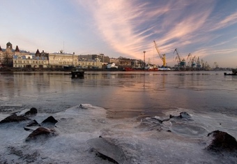 В морском порту Выборг с 1 декабря начнется период ледокольной проводки судов